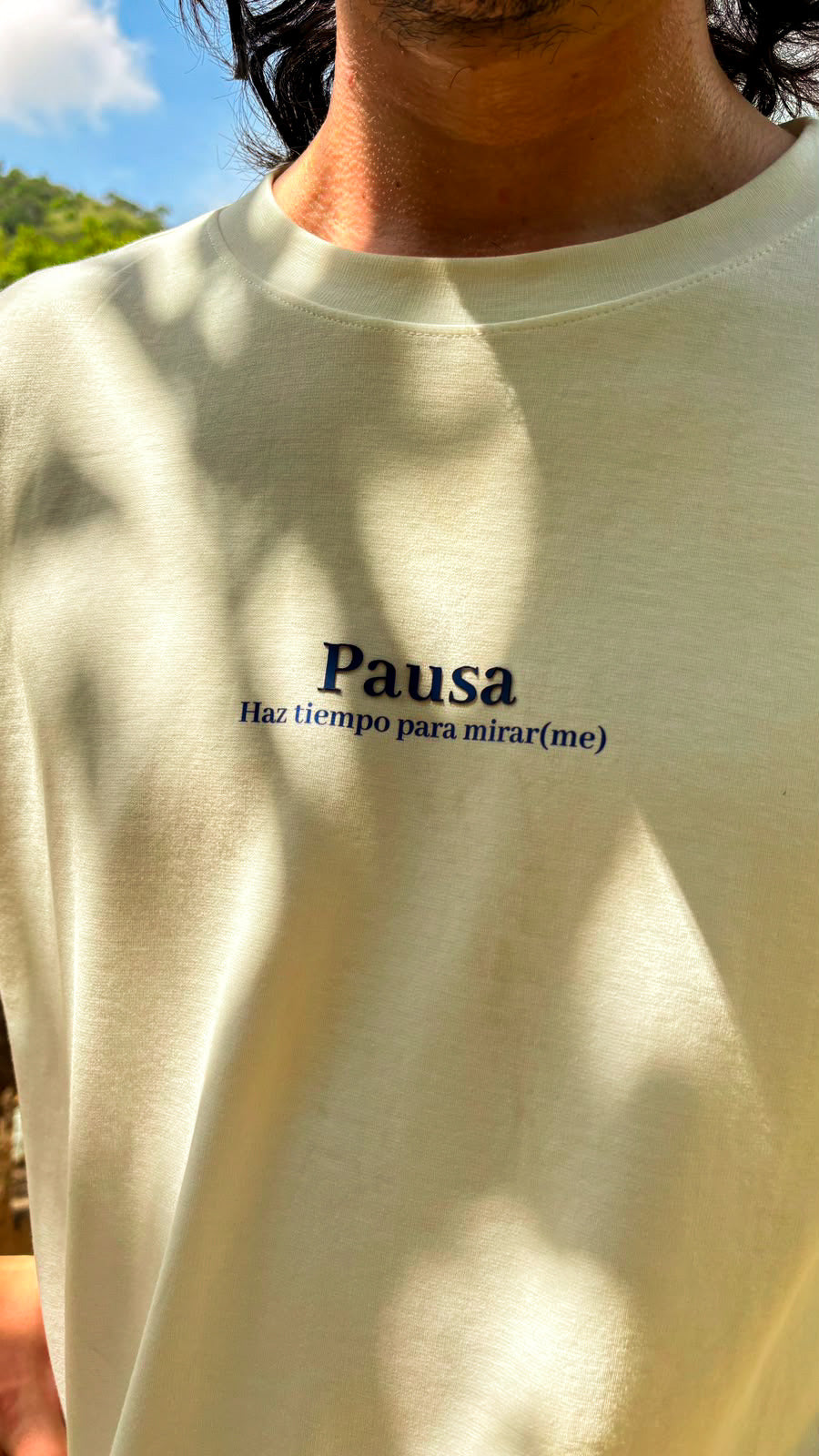 Camiseta Prosaica · Pausa
